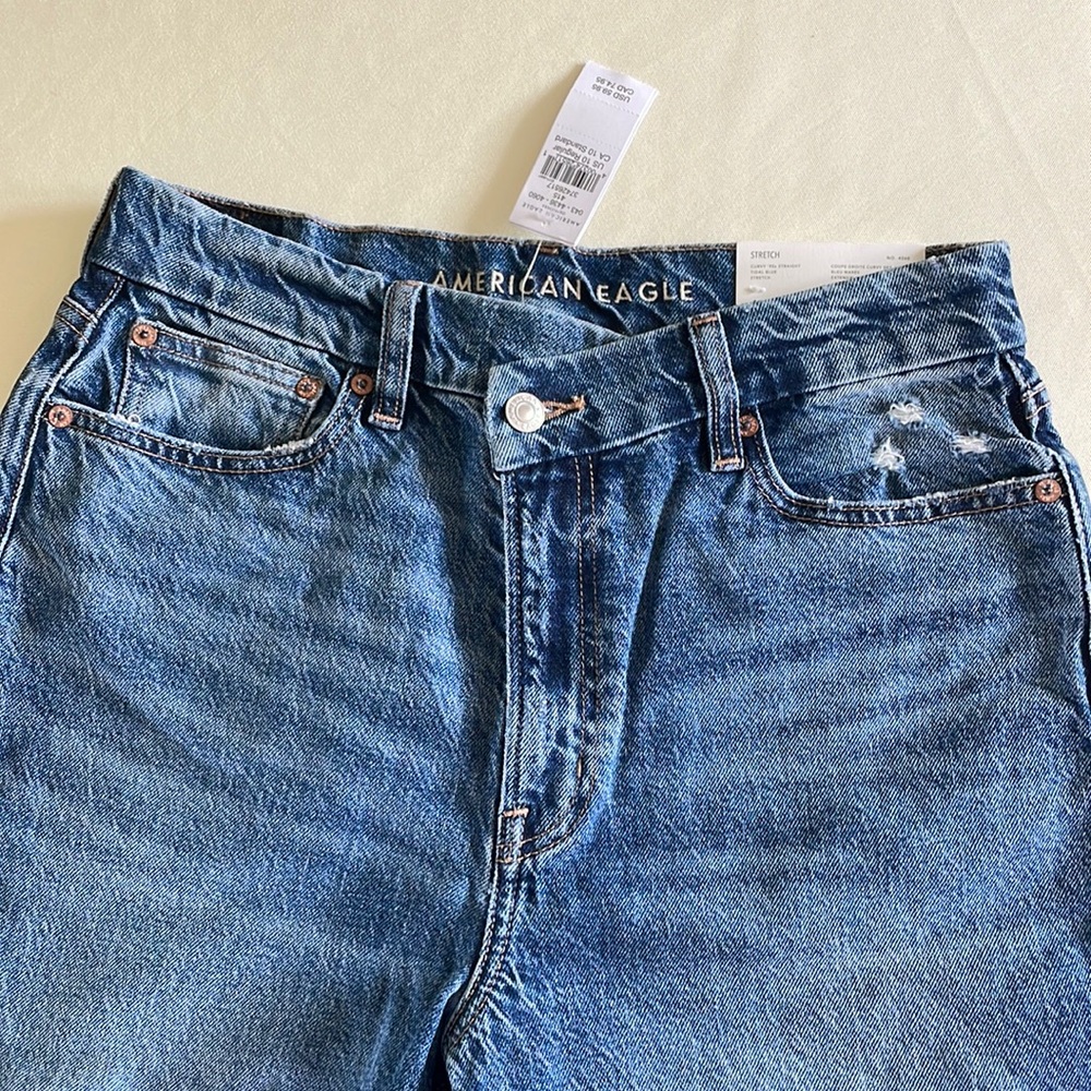 American Eagle Curvy 90s Straight Stretch Jeans